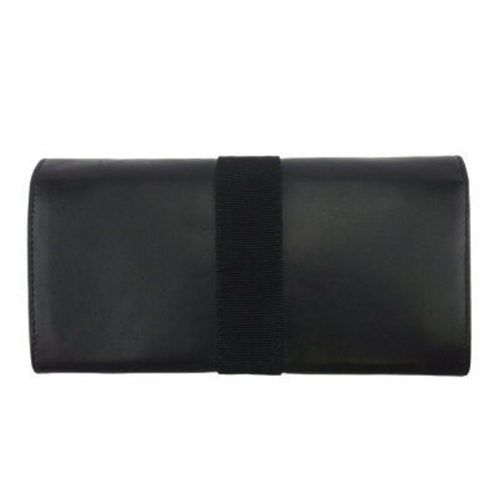 Salvatore Ferragamo Vara Long Wallet Zipper Black Leather - Picture 2 of 6